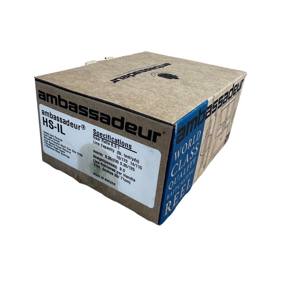 ABU GARCIA HS-IL Casting Reel In Box